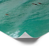 Poster Plage de Waikiki (Coin)