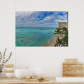 Poster Plage de Waikiki (Cuisine)