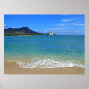 Poster Plage de Waikiki