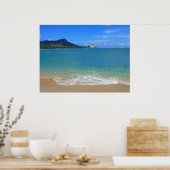 Poster Plage de Waikiki (Cuisine)