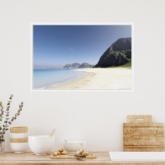 Poster plage de wailua (Cuisine)