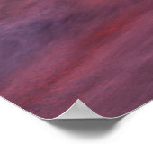 Poster Plage de Windansea, coucher de soleil rouge (Coin)