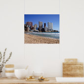 Poster Plage d'Est de Benidorm, l'Espagne (Cuisine)
