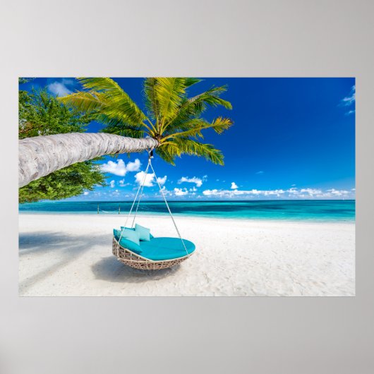 Poster Plage d'été (Devant)