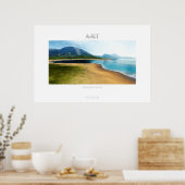 Poster plage d'été (Cuisine)