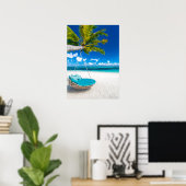 Poster Plage d'été (Bureau à domicile)