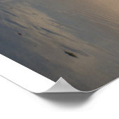 Poster plage d'été Bretagne (Coin)