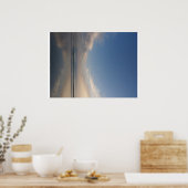 Poster plage d'été Bretagne (Cuisine)