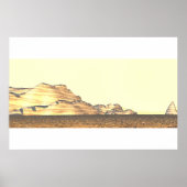 Poster Plage distante (Devant)