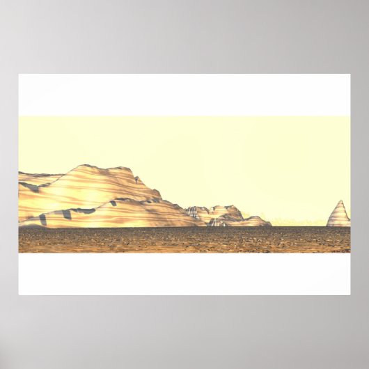 Poster Plage distante (Devant)