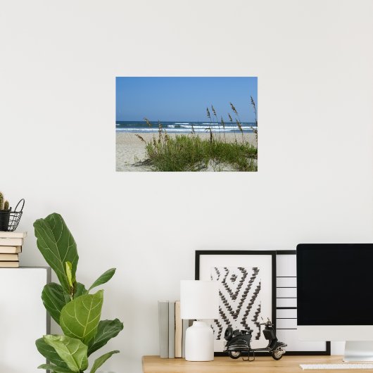 Poster Plage d'Ocracoke (Bureau à domicile)