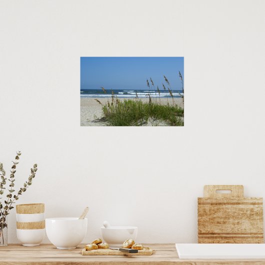 Poster Plage d'Ocracoke (Cuisine)