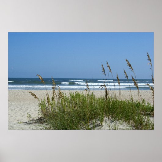 Poster Plage d'Ocracoke (Devant)