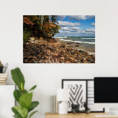 Poster Plage du lac Supérieur (Bureau à domicile)