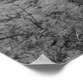 Poster Plage du New Jersey noir et blanc (Coin)