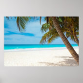 Poster Plage du Paradis tropical (Devant)