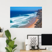 Poster Plage du Portugal (Bureau à domicile)