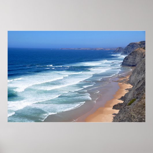 Poster Plage du Portugal (Devant)