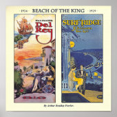 Poster Plage du roi par Arthur Bradley Fowler (Devant)