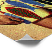 Poster Plage Dudes des années 1950 (Coin)