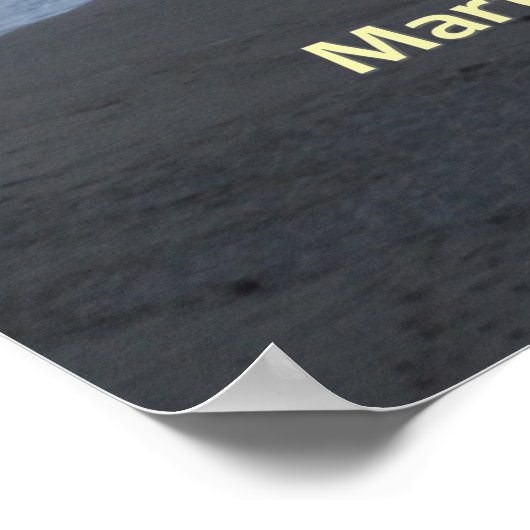 Poster Plage Dusky (Coin)