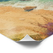 Poster Plage en Grèce  (Coin)