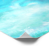 Poster PLAGE ENSOLEILLÉE Oiseaux du paradis (Coin)