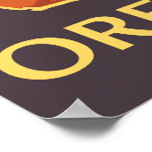 Poster Plage et cerfs-volants - Côte de l'Oregon (Coin)