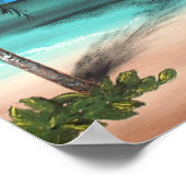 Poster Plage et Palms (Coin)