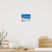 Poster Plage exotique Île tropicale Paradis (Cuisine)
