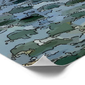 Poster Plage, Fauvisme (Coin)