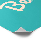 Poster Plage Filles Enfant (Coin)