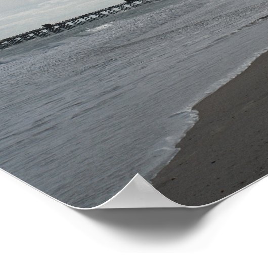 Poster Plage Flagler, FL (Coin)