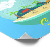 Poster Plage Happy Place Thunder_Cove (Coin)