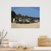 POSTER PLAGE HUITS 1 (Cuisine)