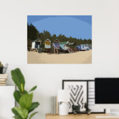 POSTER PLAGE HUITS 1 (Bureau à domicile)