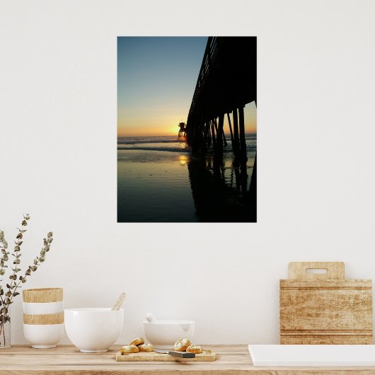 Poster Plage impériale 1 (Cuisine)