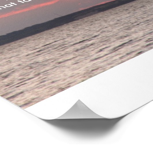 Poster Plage inspirée (Coin)