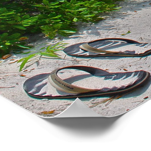 Poster Plage LBI (Coin)