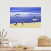 Poster Plage Le Jour (Cuisine)