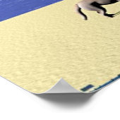Poster Plage Le Jour (Coin)