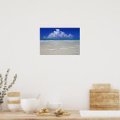 Poster Plage lumineuse (Cuisine)