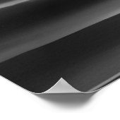 Poster Plage Lune Africaine Américaine Monochrome (Coin)