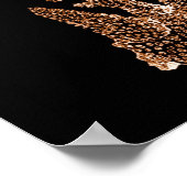 Poster Plage marine côtière corail mer noir (Coin)