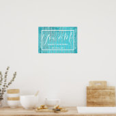 Poster Plage Mignonne C'est Vous & Moi Chauffage (Cuisine)