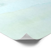 Poster Plage moderne Fête des mariées à thème Accueil Pos (Coin)