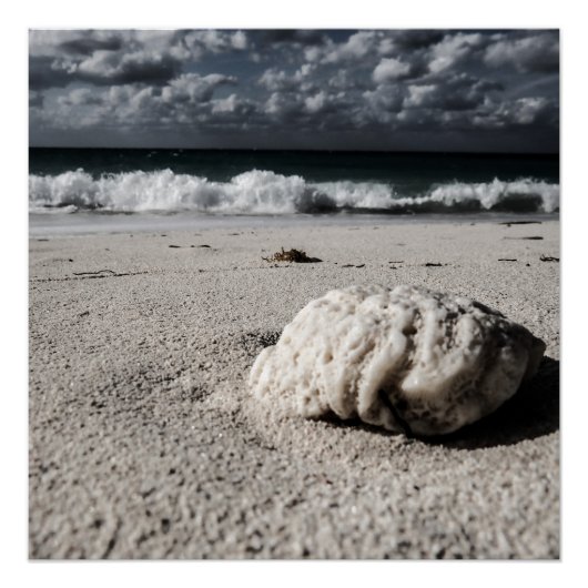 Poster Plage Noir&Blanc (Devant)