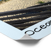 Poster Plage Ocean City New Jersey (Coin)