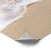 Poster plage océanique avec une citation inspirante (Coin)