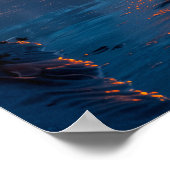 Poster Plage paisible au coucher du soleil (Coin)